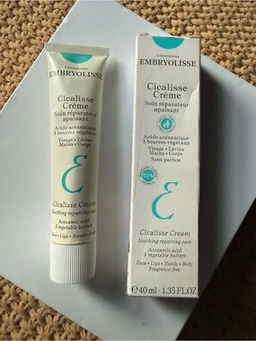 Embryolisse Cicalisse Crème Soothing Repair Cream - White with Teal Accent